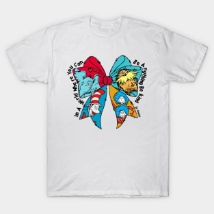 Coquette Bow Dr Seuss Women Girl T-Shirt